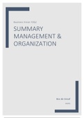 Y2Q2 Summary Management and organisation