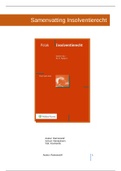 Samenvatting Insolventierecht