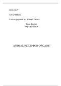 Animal Receptor Organs