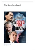 Boekverslag en analyse 'The Boys from Brazil'