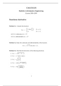 Calculus - Chapter 5 Exercises