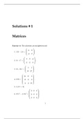 Linear Algebra - Solutions