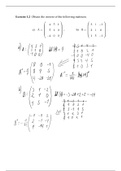 Linear Algebra - Chapter 1 Exercises 