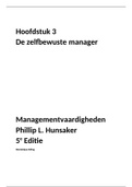 Managementvaardigheden H3, H6, H7, H8, H9, H13 + oefenvragen
