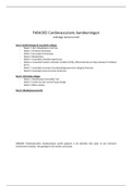 FABA302 Cardiovasculaire Aandoeningen VOLLEDIGE TENTAMENSTOF