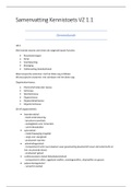 Samenvatting kennistoets VZ kwartiel 1 (bevat geneeskunde, klinisch redeneren en verpleegkundige zorgverlening)