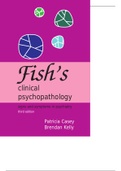 Psychopathology by fish (reference or text book of abnormal psychology
