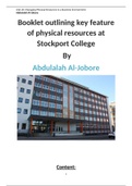 Unit 20 - Managing Physical Resources in a Business Environment P1