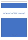 Ontwikkelingspsychologie 