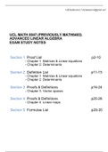 UCL MATH0047 Exam revision notes&colon; Proofs&comma; definitions & formulae