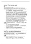 Anatomie & Fysiologie een inleiding&comma; hoofdstuk 10&comma; 16 en 18