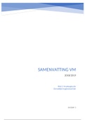 Samenvatting VM2