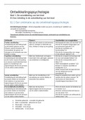 Ontwikkelingspsychologie H1 t/m H16, Feldman 7e druk