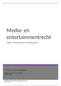 Media- en entertainmentrecht, uitgebreide samenvatting