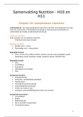 Samenvatting boek Nutrition - H10 en H11 - Blok 1.2 