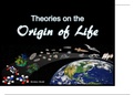 Theories on Origin of Life
