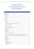 Samenvatting psychodiagnostisch procesmodel + alles weblectures (geïntegreerd) 2018 