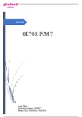 OE703: PCM 7