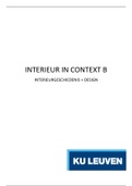 Interieur in context B : interieurgeschiedenis  & Design (alle lessen) - BIAG31