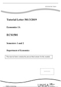ECS1501 Study Guide - Economics A