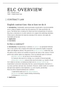 English Legal Concept Overview 