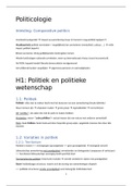 Volledige samenvatting politicologie 2018-2019