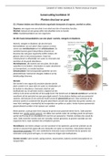 Uitgebreide samenvatting / vertaling Campbell 10e editie hoofdtuk 35: Planten structuur en groei.