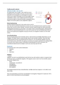 Samenvatting cardiovasculair systeem/circulatie