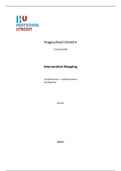 Intervention mapping - 2018-2019, beoordeling: 8.8