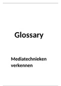 Mediatechniek verkennen - Glossary