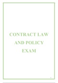 MLJ702 - Contract Law - Notes