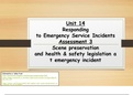 Unit 14 A3 Responding to Emergency Services Incidents P5 P6 M2 M3 D2