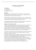 Samenvatting literatuur&sol;appendices en voorbereiding practicum Clinical Interview