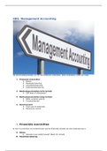 Samenvatting Management Accounting NL