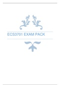 ECS3701 EXAM PACK WITH SOLUTIONS