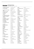 Woordenlijst technisch Frans