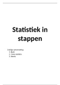 Samenvatting statistiek en onderzoekspraktijk IVK P2 leerjaar 1 