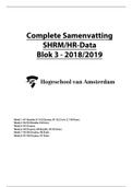 Complete Samenvatting Strategisch HRM en HR Data DEELTOETS 2 Blok 3 18/19