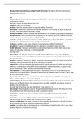 Begrippenlijst Health Psychology(4e editie) H1,2,3,4,5,6,7,11,12,13
