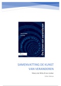 Samenvatting De kunst van veranderen - Marco de Witte & Jan Jonker - Verandermanagement