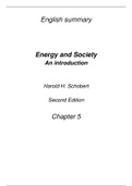 Energy and Society - Harold H. Schobert - Chapter 5