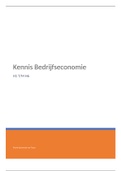 Samenvatting Kennis bedrijfseconomie H1 t/m H6 (het hele boek)