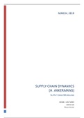 Detailed summary of the whole book Supply Chain Dynamics (H. Akkermans)