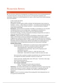 KNGF Richtlijn - Reumatoïde Artritis - samenvatting