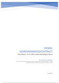 Blanco Model Samenwerkingscontract