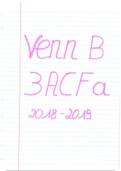 Handgeschreven notities VennB