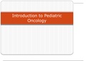 Pediatrics oncology ppt