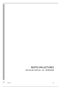 Emotion and Cognition - notes on all lectures