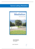 Samenvatting Mediation