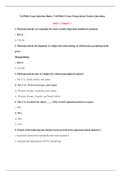 NAPSRx® Exam Preparation Practice Questions (Latest)